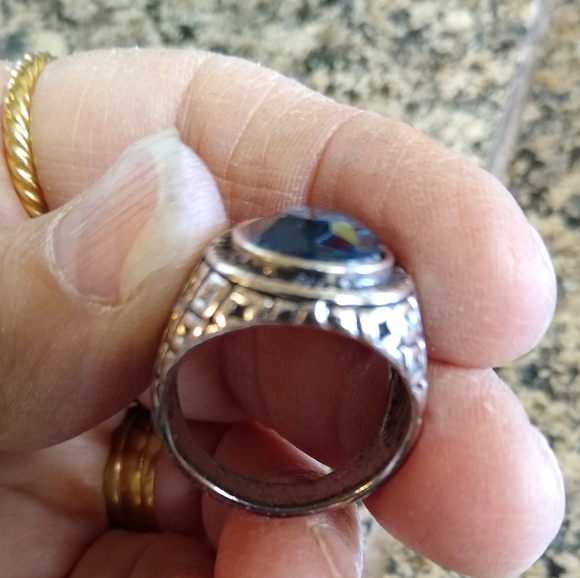 NWT LONDON BLUE TOPAZ MEN'S RING - Picture 4 of 7